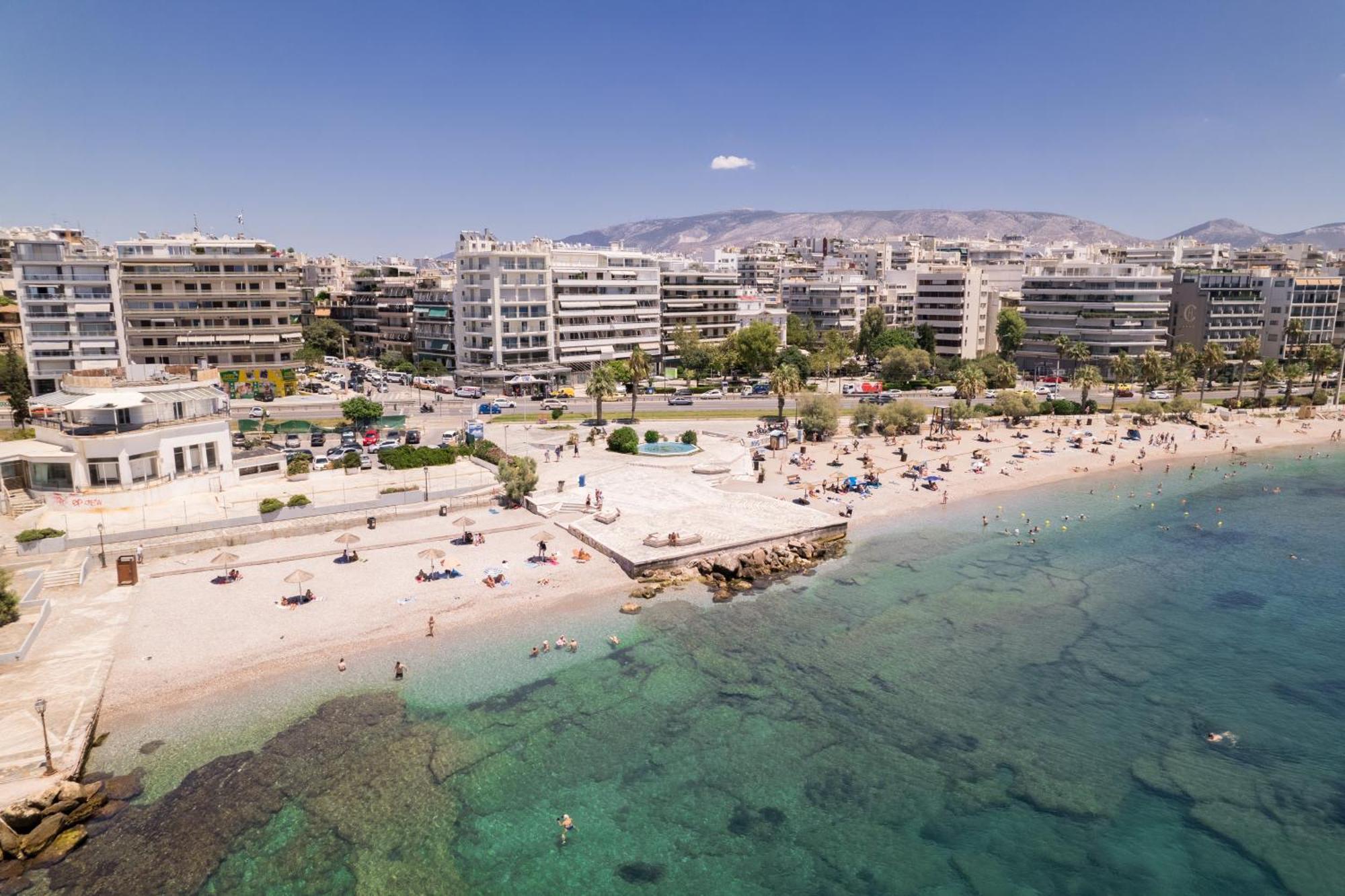 Athens Riviera, Seaview, Beachfront, Lux Apartment On Starbucks Building Buitenkant foto